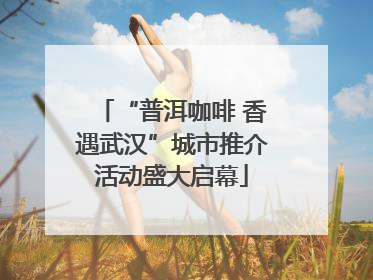 “普洱咖啡 香遇武汉”城市推介活动盛大启幕