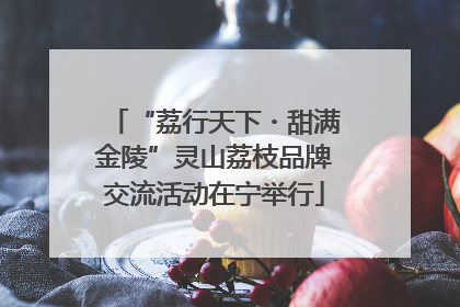 “荔行天下・甜满金陵”灵山荔枝品牌交流活动在宁举行