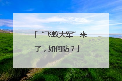 “飞蚁大军”来了，如何防？