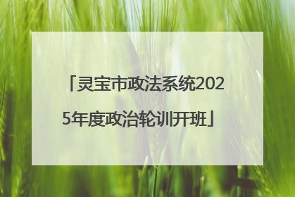 灵宝市政法系统2025年度政治轮训开班