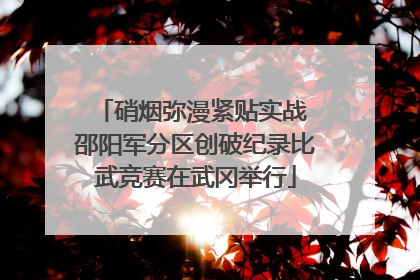 硝烟弥漫紧贴实战 邵阳军分区创破纪录比武竞赛在武冈举行