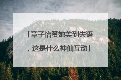 章子怡赞她美到失语，这是什么神仙互动