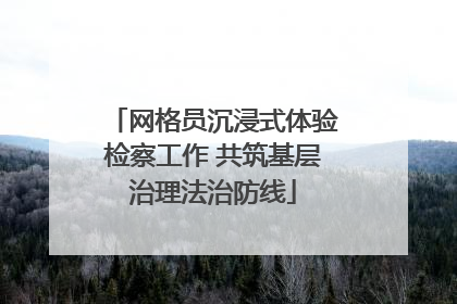 网格员沉浸式体验检察工作 共筑基层治理法治防线