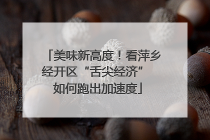 美味新高度！看萍乡经开区“舌尖经济” 如何跑出加速度
