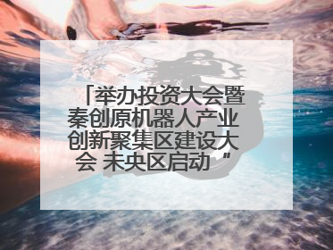 举办投资大会暨秦创原机器人产业创新聚集区建设大会 未央区启动“陕西省机器人产业聚集区”建设