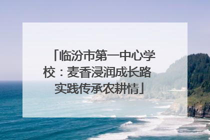 临汾市第一中心学校：麦香浸润成长路 实践传承农耕情