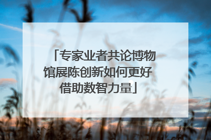 专家业者共论博物馆展陈创新如何更好借助数智力量