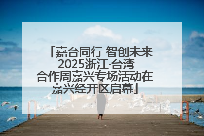 嘉台同行 智创未来 2025浙江·台湾合作周嘉兴专场活动在嘉兴经开区启幕