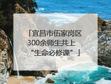 宜昌市伍家岗区300余师生共上“生命必修课”
