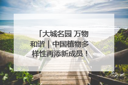 大城名园 万物和谐｜中国植物多样性再添新成员！它只在西藏墨脱