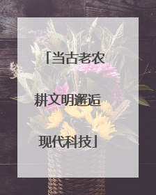 当古老农耕文明邂逅现代科技