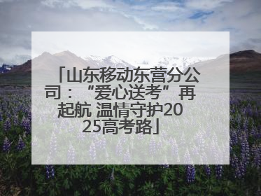 山东移动东营分公司：“爱心送考”再起航 温情守护2025高考路