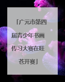 广元市第四届青少年书画传习大赛在旺苍开赛