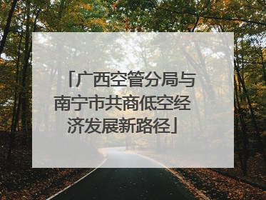 广西空管分局与南宁市共商低空经济发展新路径