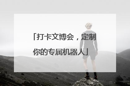 打卡文博会，定制你的专属机器人