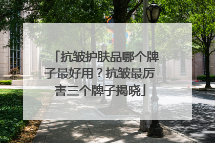 抗皱护肤品哪个牌子最好用？抗皱最厉害三个牌子揭晓