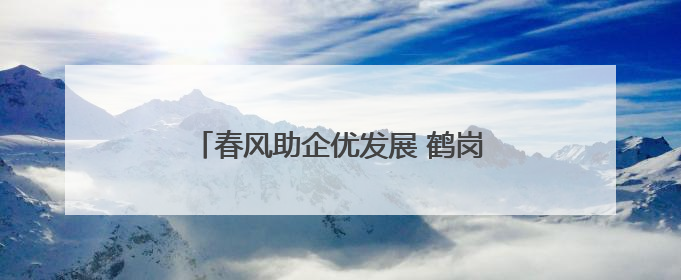 春风助企优发展 鹤岗公安护企优商在行动