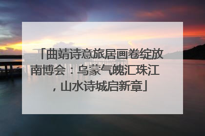 曲靖诗意旅居画卷绽放南博会：乌蒙气魄汇珠江，山水诗城启新章