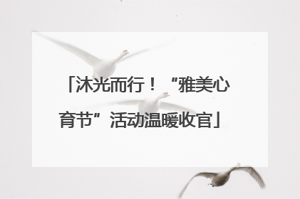 沐光而行！“雅美心育节”活动温暖收官