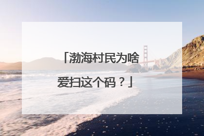 渤海村民为啥爱扫这个码？