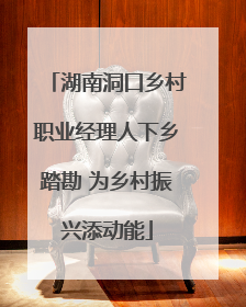 湖南洞口乡村职业经理人下乡踏勘 为乡村振兴添动能