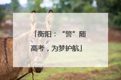 衡阳：“警”随高考，为梦护航