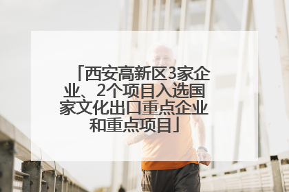 西安高新区3家企业、2个项目入选国家文化出口重点企业和重点项目