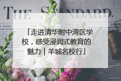 走进清华附中湾区学校，感受浸润式教育的魅力｜羊城名校行