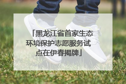 黑龙江省首家生态环境保护志愿服务试点在伊春揭牌