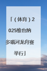 （体育）2025维也纳多瑙河龙舟赛举行