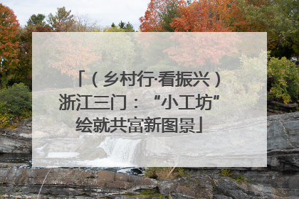 （乡村行·看振兴）浙江三门：“小工坊”绘就共富新图景