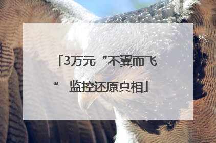 3万元“不翼而飞” 监控还原真相