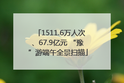 1511.6万人次、67.9亿元 “豫”游端午全景扫描