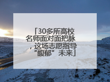 30多所高校名师面对面把脉，这场志愿指导“馥郁”未来