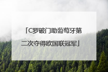 C罗破门助葡萄牙第二次夺得欧国联冠军
